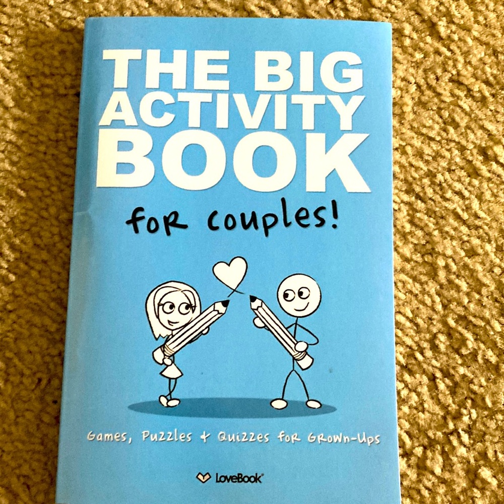 The Big Activity Book for couples! *Like New*